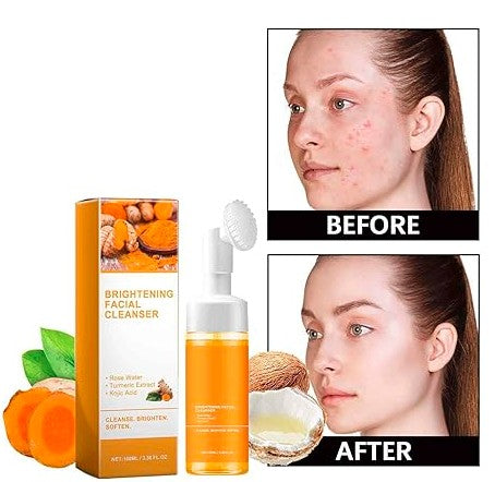 Turmeric ðŠð¨ð£ð¢ðœ Face Wash, Natural (Pack of - 2 ) 150 ML