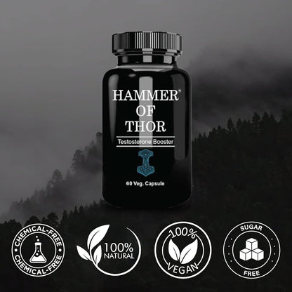 Hammer of Thor Immunty Capsule Herbal Supplement 100% Pure Natural Herbs Extract Only for Men 60 Capsule