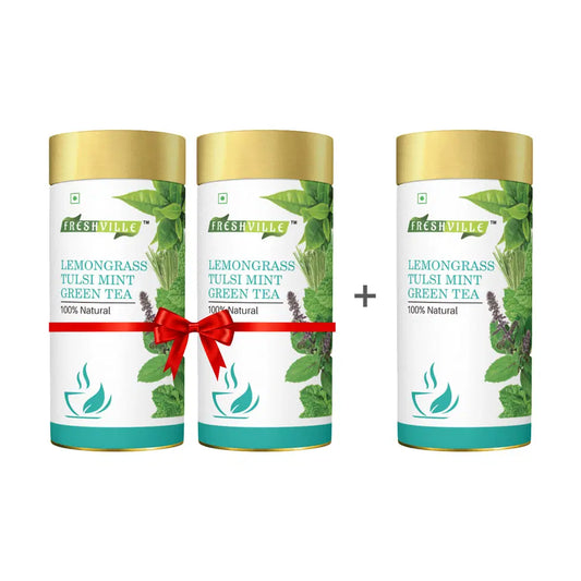 Freshville Lemongrass Tulsi Mint Green Tea